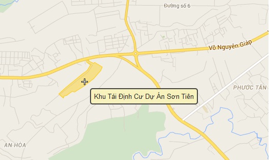 Khu TĐC Sơn Tiên có diện tích hơn 8 ha