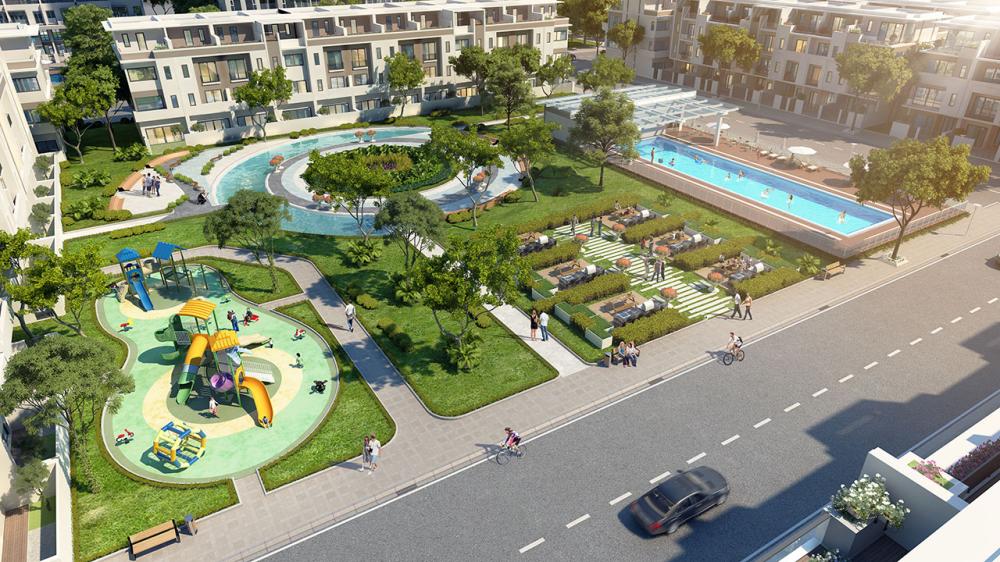 Phối cảnh cộng đồng cư dân Green Bay Village