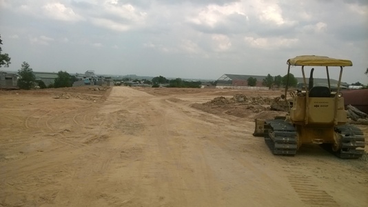 Một con đường nội bộ khác trong dự án Khu dân cư Tân Bình