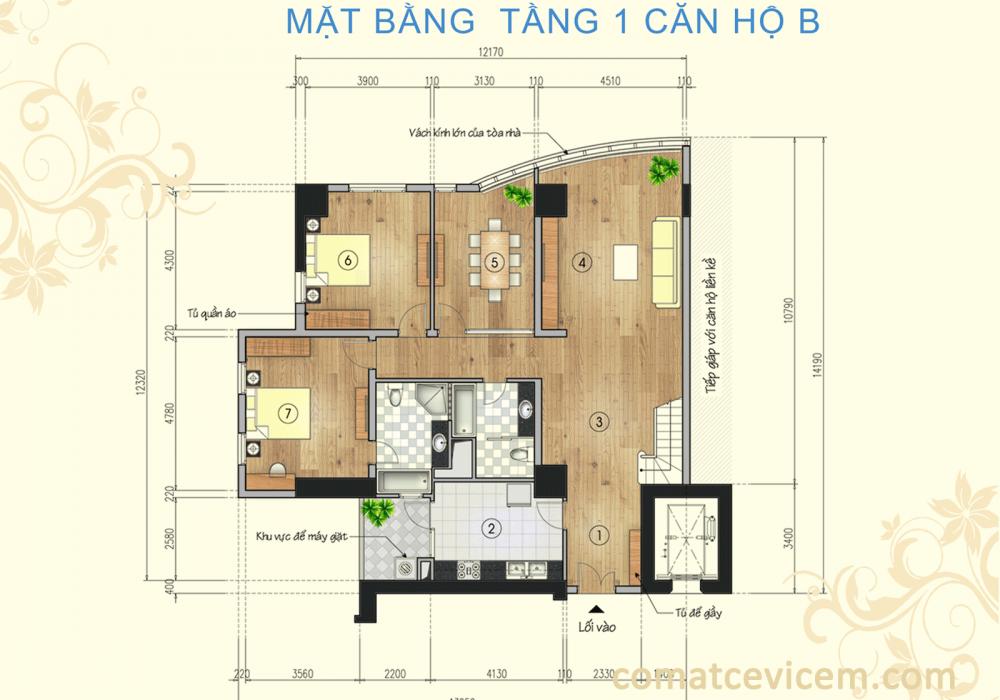 Mẫu thiết kế phòng khách sang trọng