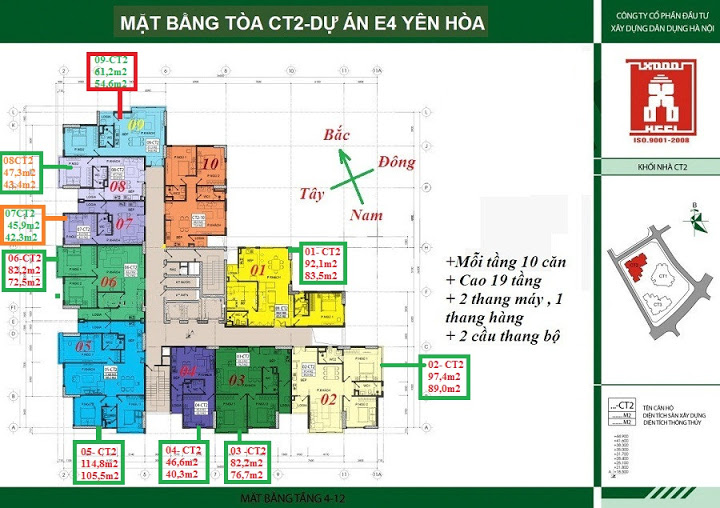 Thiết kế mặt bằng căn hộ