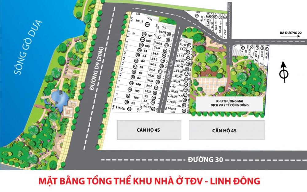 Phối cảnh khu dân cư TĐV Linh Đông