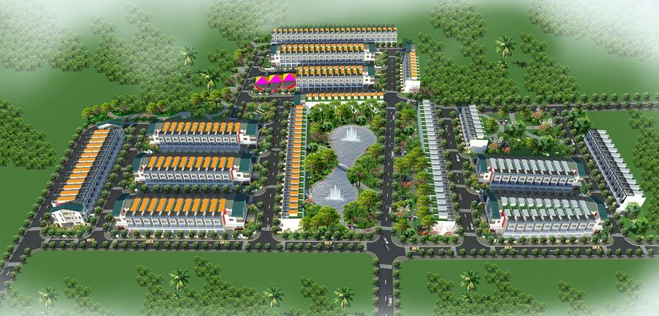 Cảnh quan hồ điều hòa sinh thái Bella Vista City