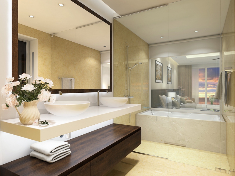 Mẫu căn hộ 1 phòng ngủ tại Furama Condotel