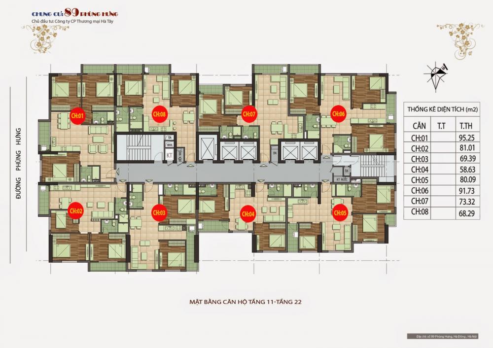 Phòng ngủ căn hộ mẫu