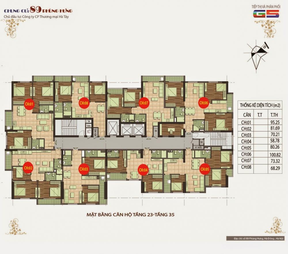 Khu bếp căn hộ mẫu