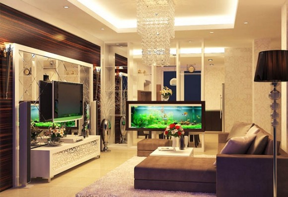 kiêng kỵ khi đặt bể cá trong nhà