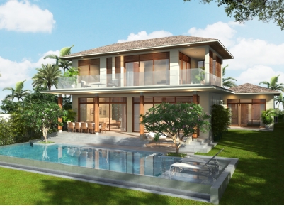 Cổng vào khu phức hợp The Ocean Resort