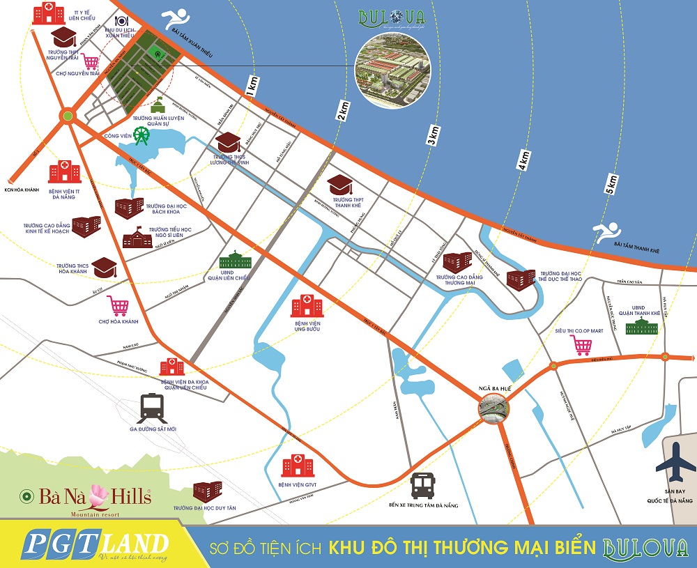 Cận cảnh dự án Khu đô thị Bulova