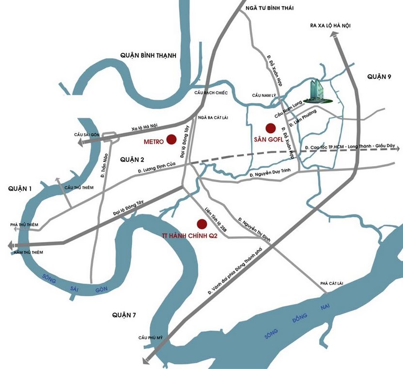 Cao ốc Phố Đông - Hoa Sen