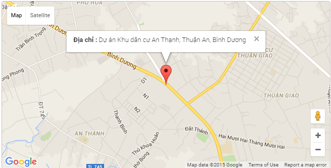 Ảnh mô tả vị trí Khu dân cư An Thạnh