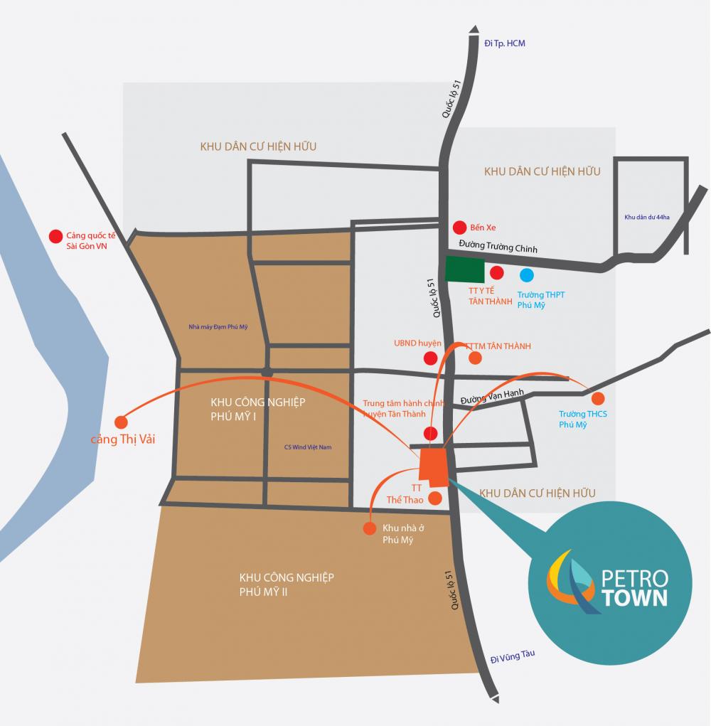 KĐT thương mại Petro Town