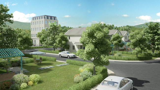 Không gian xanh mát bao quanh Country House