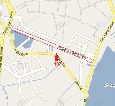 Bản đồ vị trí dự án Dream Land Xuân La