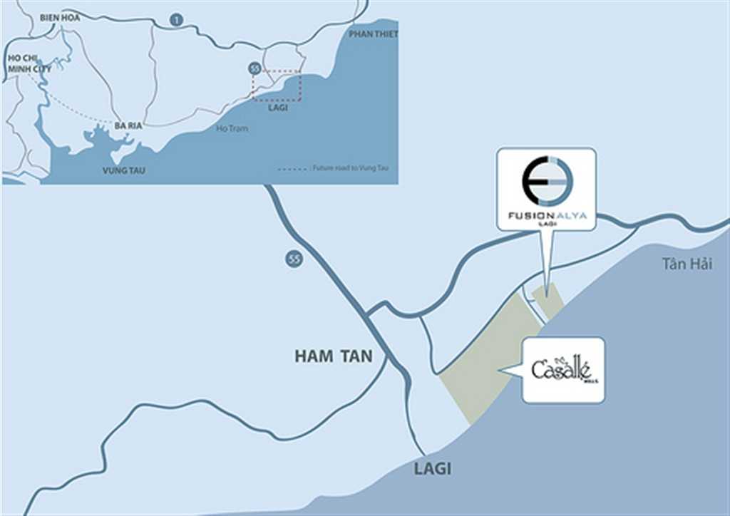 Hình ảnh cận cảnh vị trí đắc địa của dự án