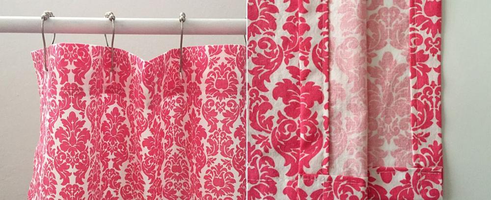 Bạn có thể trang trí phòng tắm bằng rèm họa tiết hình hoa đơn giản trang trí phòng tắm