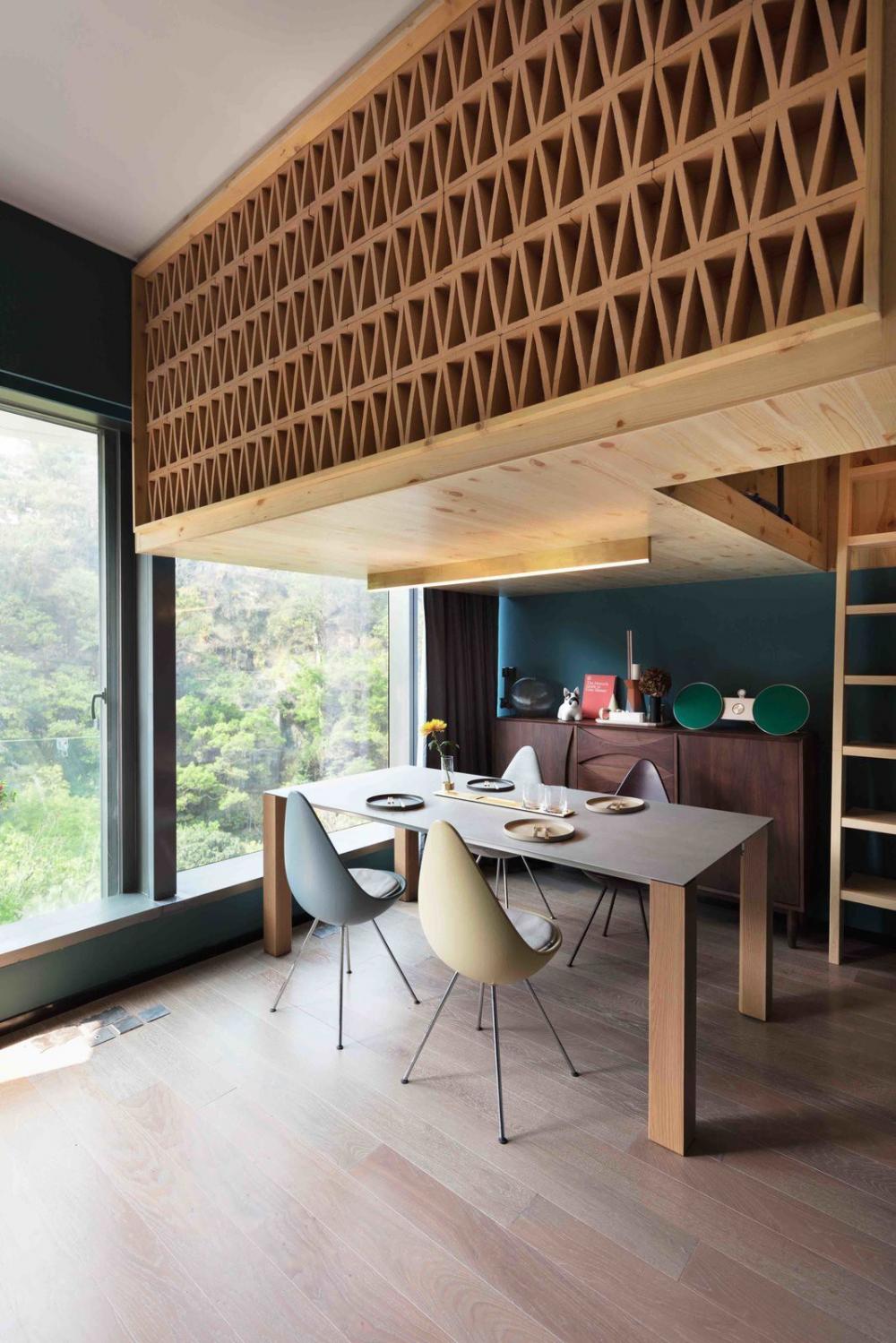 Đồ nội thất trong phòng được bài trí thông minh, vừa xinh xắn lại tiết kiệm không gian Nhà nhỏ đẹp