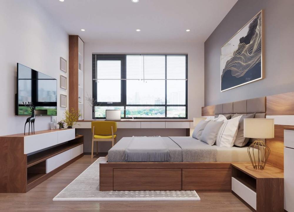 Cửa sổ cung cấp ánh sáng cho phòng ngủ phòng ngủ đẹp