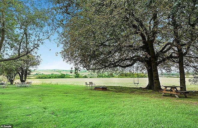 Hình ảnh một bãi cỏ xanh mướt Biệt thự đẹp