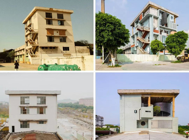 Xưởng cũ trước khi được cải tạo thành ngôi nhà hiện đại cải tạo xưởng cũ