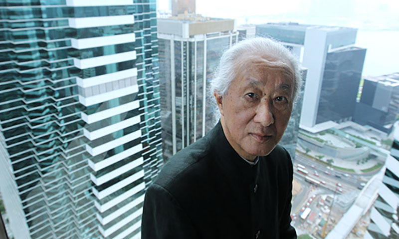 Ảnh chụp vị kiến trúc sư tài năng người Nhật Bản Arata Isozakim kiến trúc sư tài năng