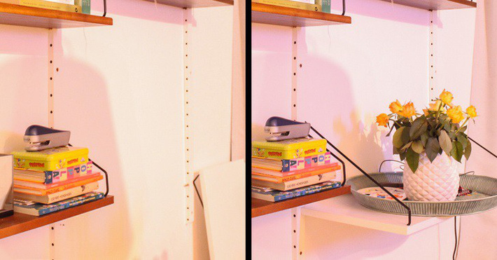 Kệ bàn di động giúp tối ưu không gian nhỏ. kệ bàn di động