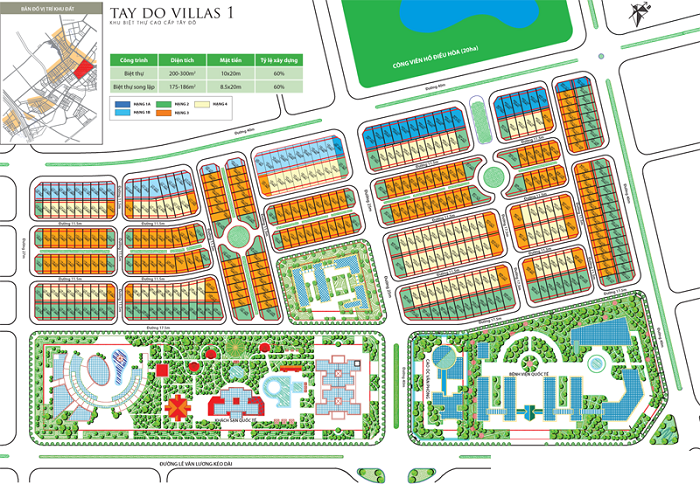 Bán biệt thự Dương Nội, Hà Đông, vị trí đẹp, gần hồ, dt: 183m2, giá: 43 triệu/m2