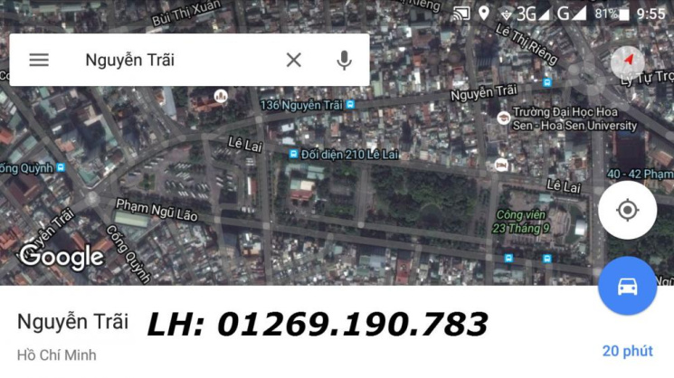 Bán nhà mặt phố Nguyễn Trãi - Q1 4x24m giá 25 tỷ, chính chủ bán (không tiếp MG). LH: 01269.190783