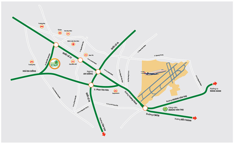 Bán đất nền dự án Eco Town - Trung tâm huyện Hóc Môn, HCM - 1