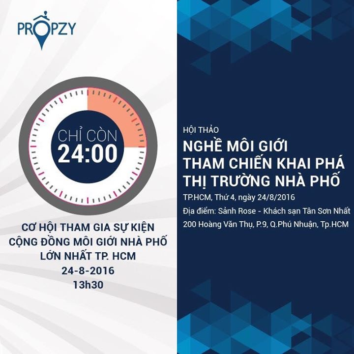 Hội thảo Nghề môi giới, diễn đàn mở cho cộng đồng tư vấn BĐS tại Tp.HCM môi giới bất động sản