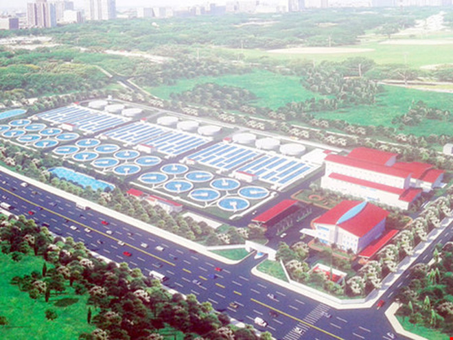Dự án hệ thống xử lý nước thải Yên Xá