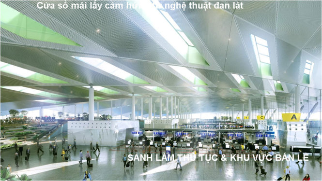 ý tưởng thiết kế sân bay long thành