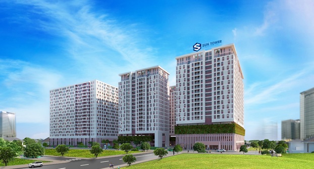 Phối cảnh dự án Sun Tower