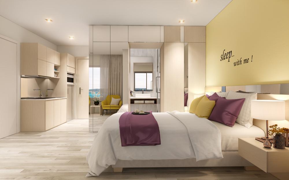 Khởi đầu kỳ nghỉ lý tưởng với smart condotel Cocobay  Condotel Coco Skyline Resort