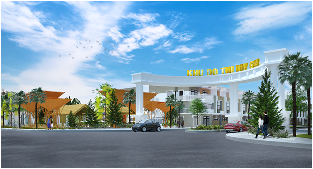 Khu công viên xanh tại Khu đô thị Mỹ Gia