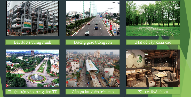 Một góc phối cảnh nhà liền kề Green Planet