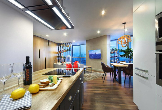 Thiết kế căn hộ chung cư hài hòa theo phong cách Á - Âu