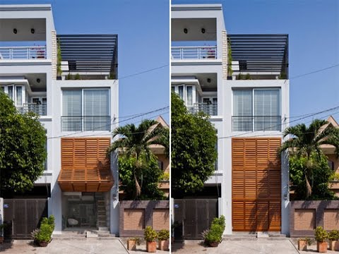 Gợi ý cách trang trí mặt tiền nhà hẹp