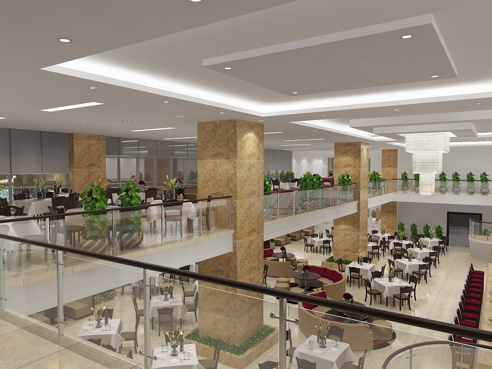 Không gian sảnh Handico Tower