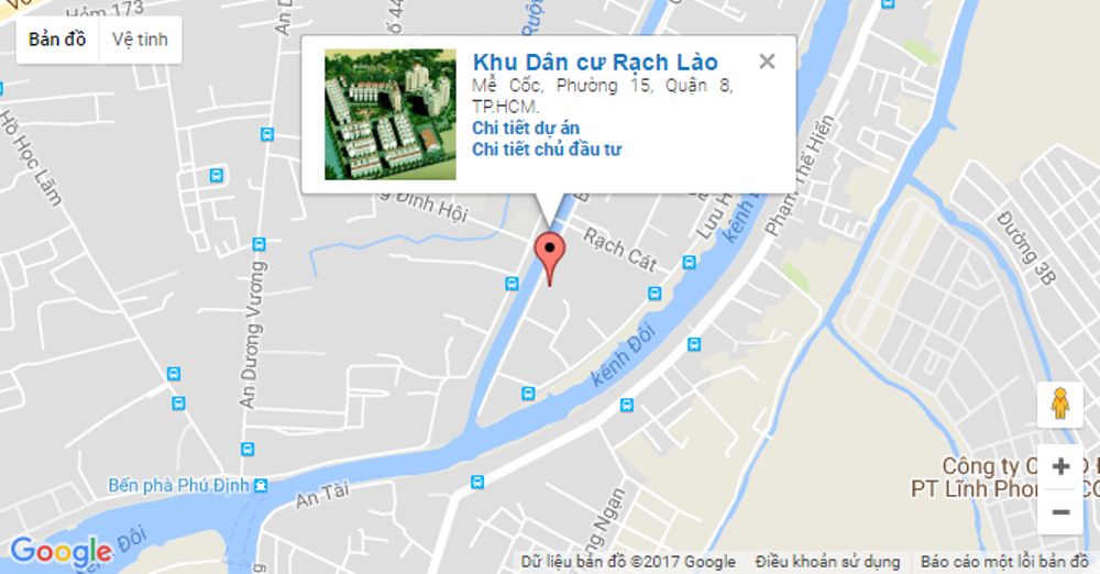 Hình ảnh tổng quan Khu dân cư Rạch Lào
