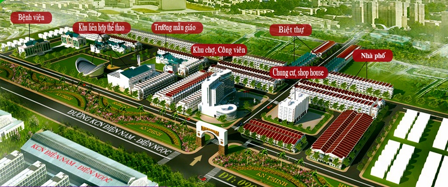 Sơ đồ vị trí Khu đô thị An Thịnh