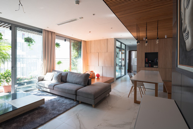 Căn hộ 130m2 ngập tràn nắng gió, tiết kiệm điện năng ở Hà Nội