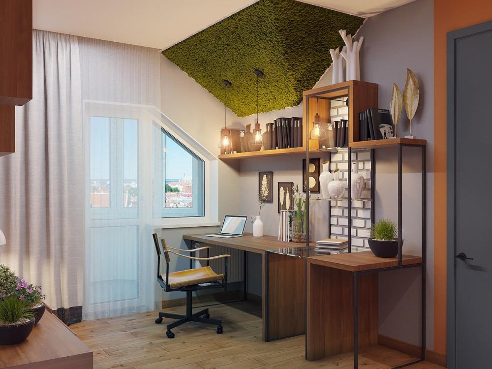 Trang trí phòng làm việc tại gia vừa hiện đại vừa phong cách