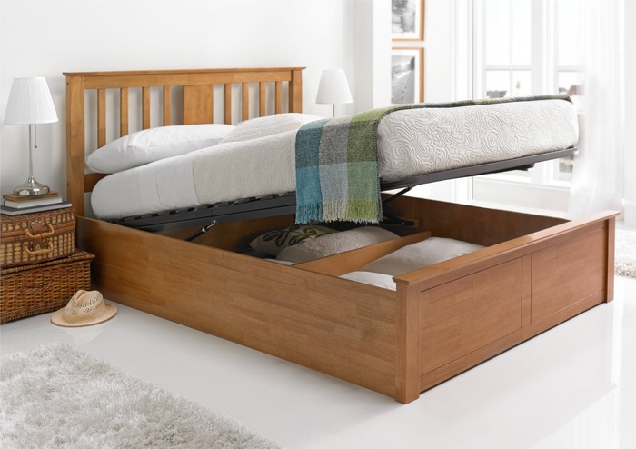 Mẫu giường này còn có công tắc đóng mở dễ dàng giường có công tắc