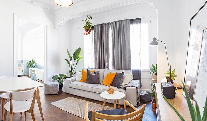 Căn hộ hiện đại trẻ trung nhờ điểm nhấn màu sắc tươi sáng