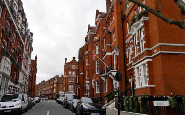 Giá nhà đất ở London 