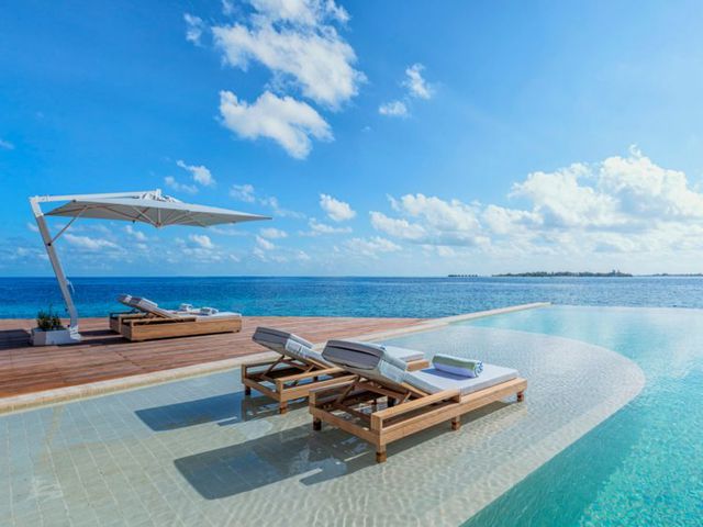 Ảnh chụp một góc thư giãn của khu nghỉ dưỡng khu nghỉ dưỡng cao cấp