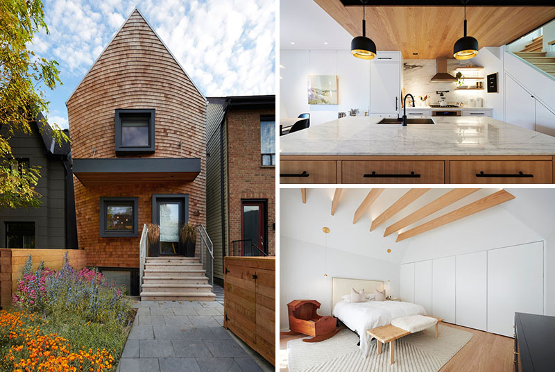 Nhà nổi nhất phố nhờ mặt tiền cong độc đáo