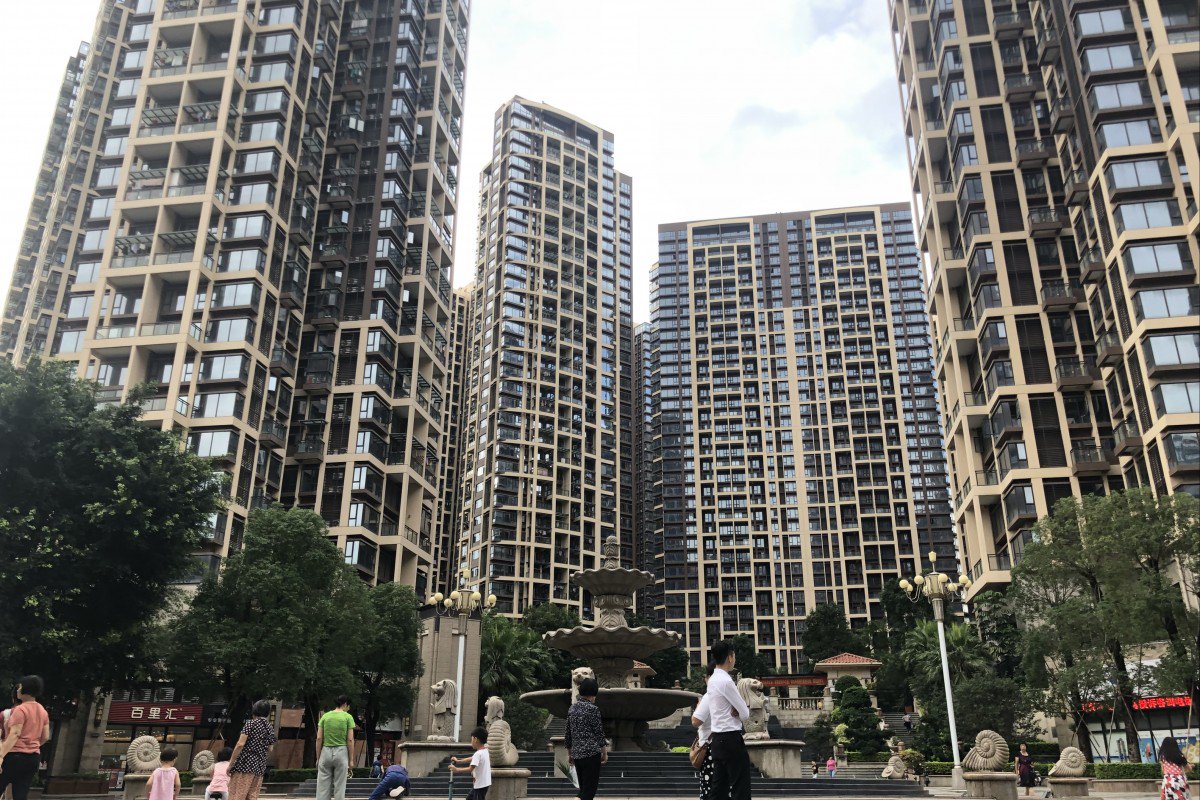 Một dự án chung cư cao tầng ở khu Bantian Thâm Quyến, Trung Quốc Thị trường bất động sản Trung Quốc