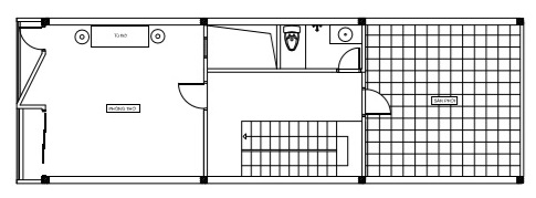 Sơ đồ bố trí mặt bằng tầng 3. Sơ đồ bố trí mặt bằng tầng 3